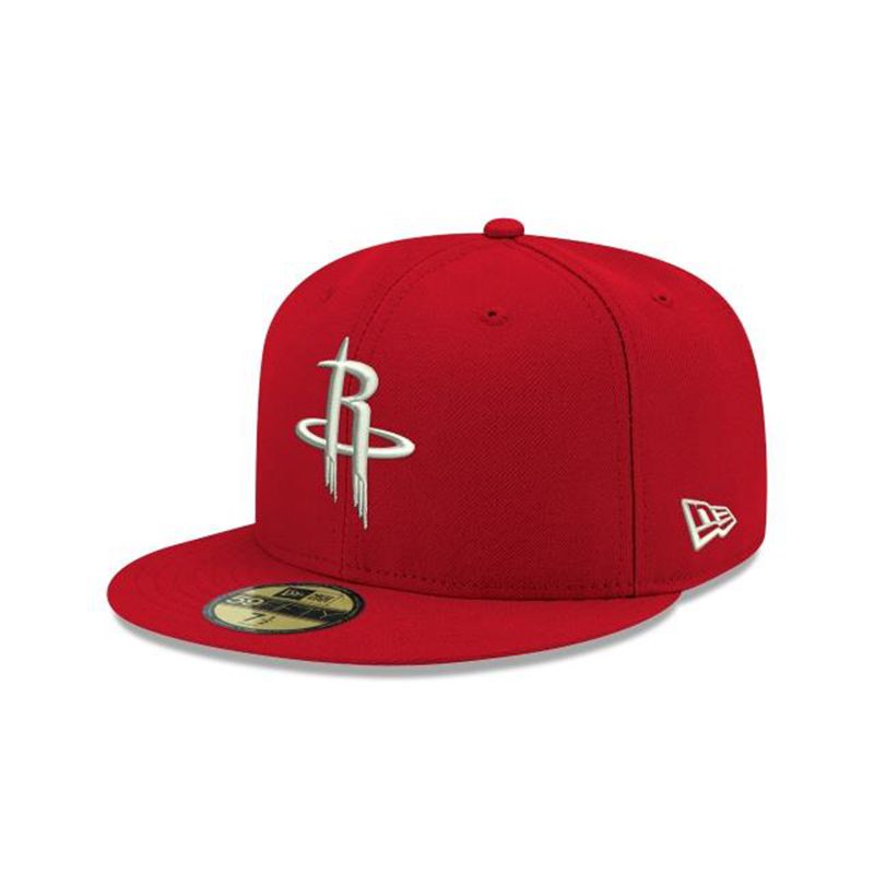 NBA Houston Rockets Otc 59Fifty Fitted (LBS2232) - Red New Era Caps